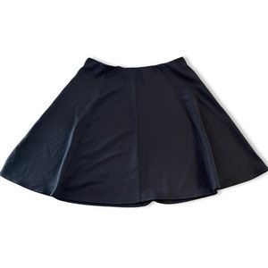 Reitmans Black Skater MIDI Skirt Plus 1X